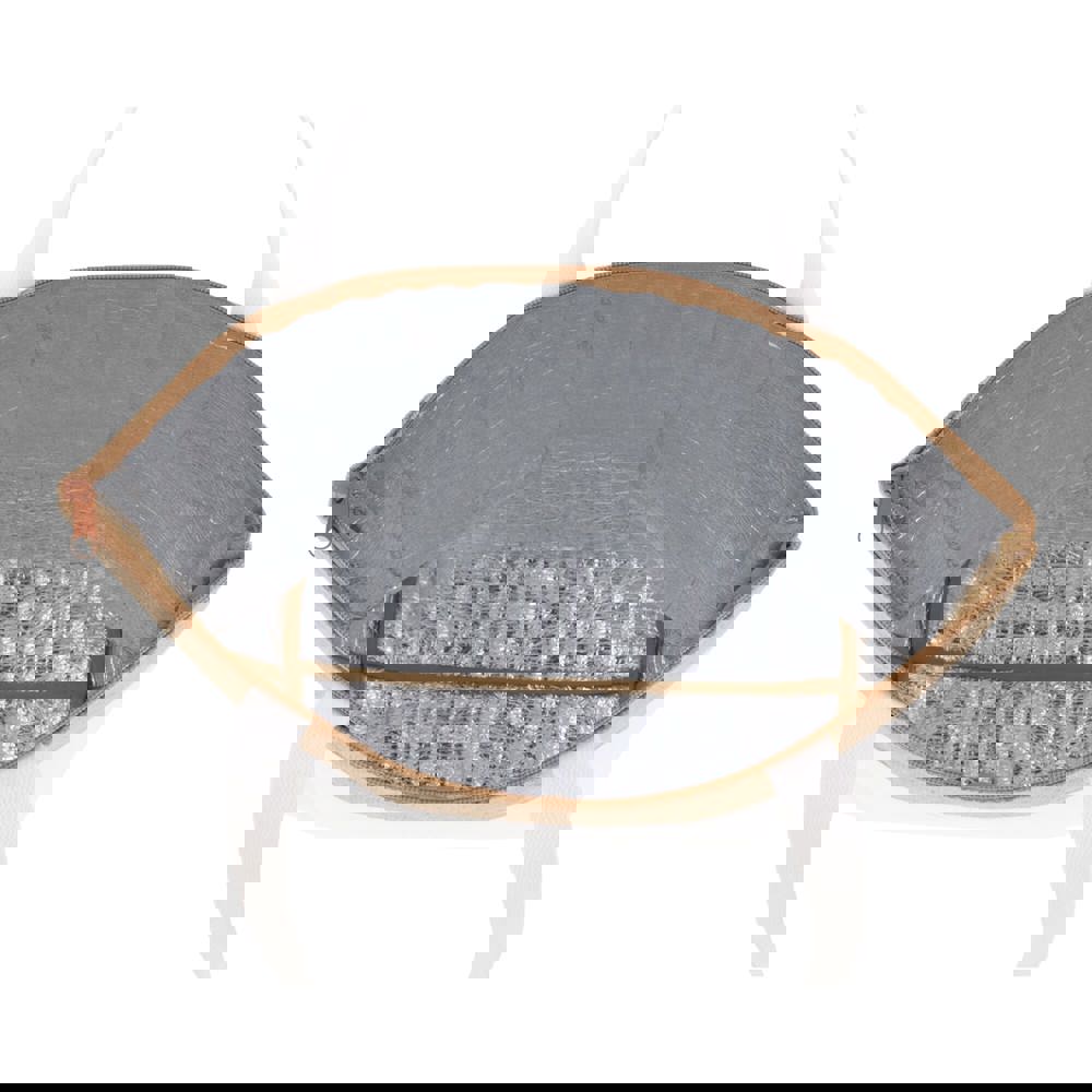 Beach cooler bag cotton/jute 43x33x14 cm