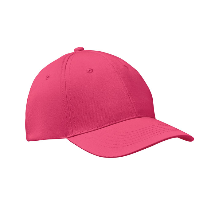 BASIE APOLLO - Baseball cap 6 panels 160g/m² - fuchsia