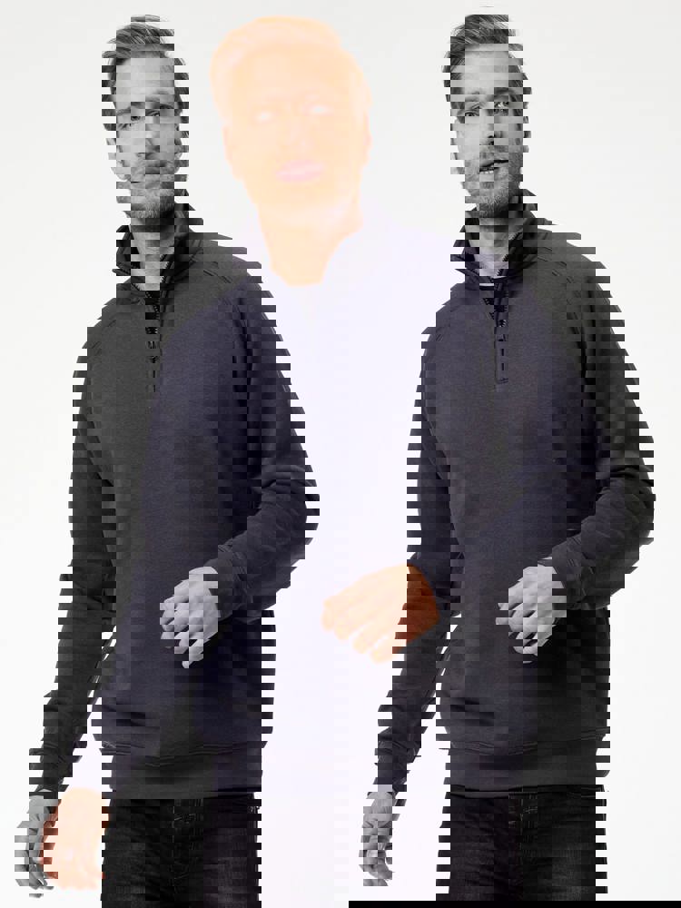 BS Sirio Pullover mit halbem Reißverschluss, 280 gr/m²