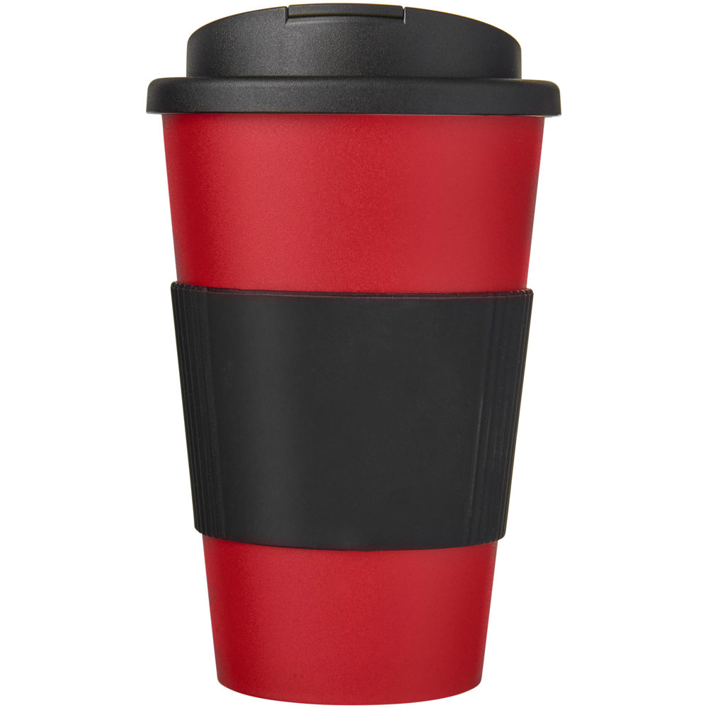 Americano® 350 ml tumbler with grip & spill-proof lid