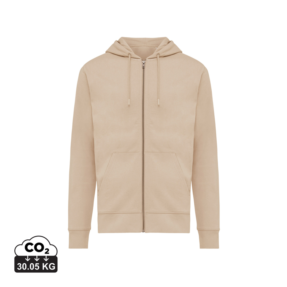 IQONIQ Abisko recycled cotton zip through hoodie