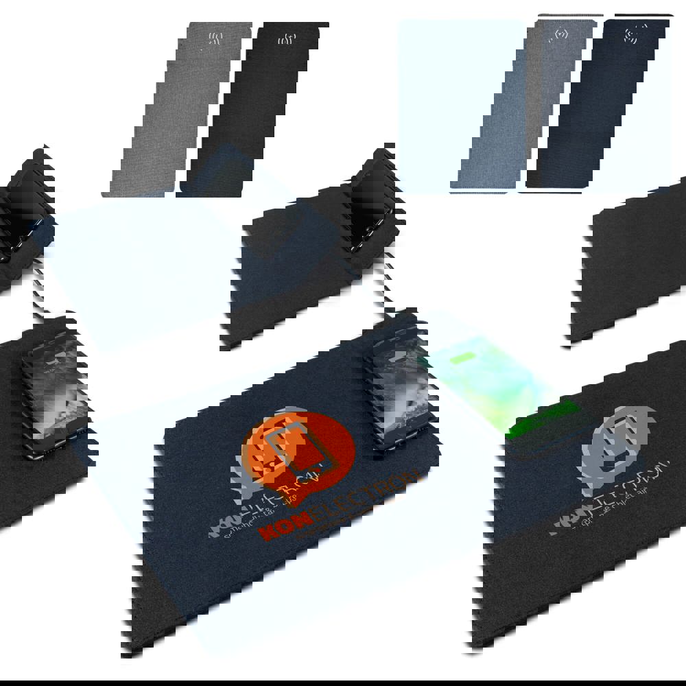 Mousepad with wireless charging pad 5W