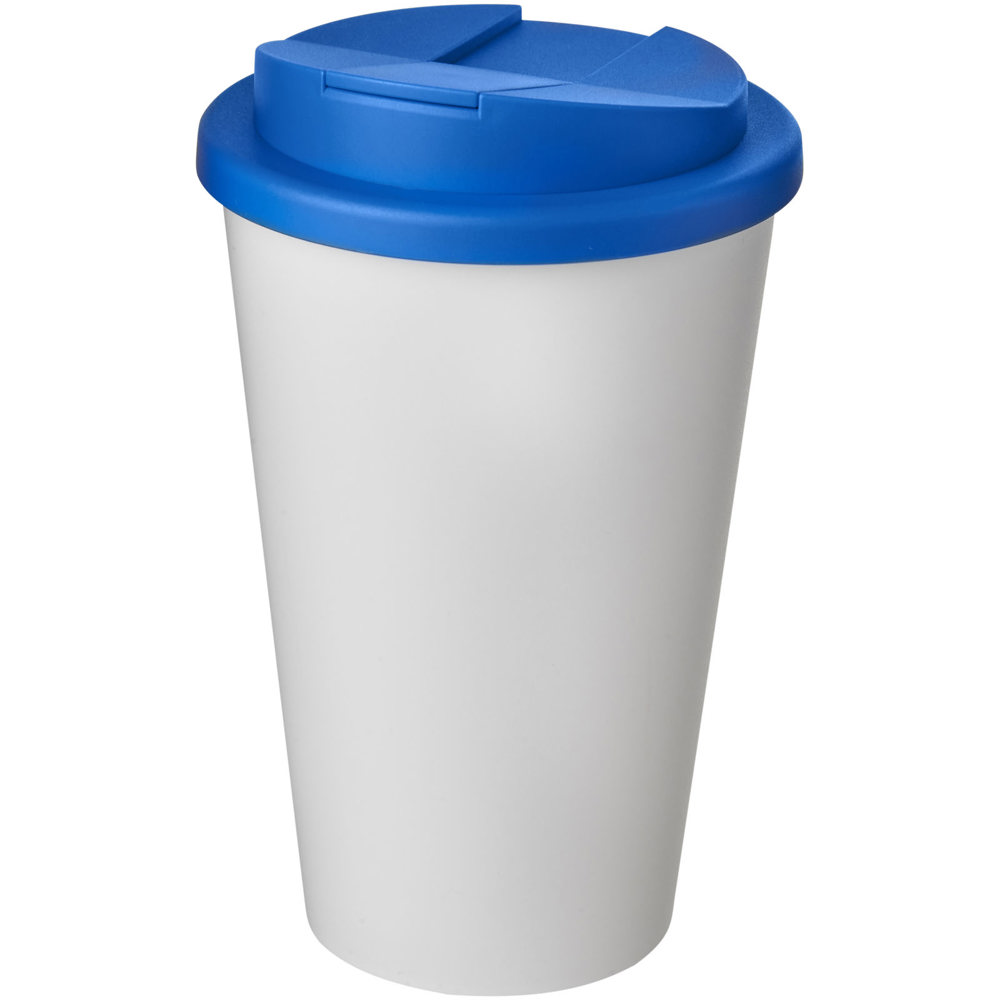 Americano® 350 ml tumbler with spill-proof lid - White, Mid Blue