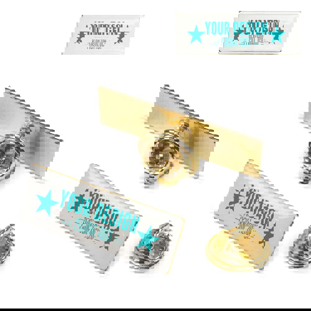 Metal pin, rectangle  30x10mm