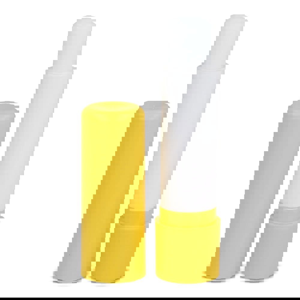 Classic lipbalm stick recycled materials - Yellow