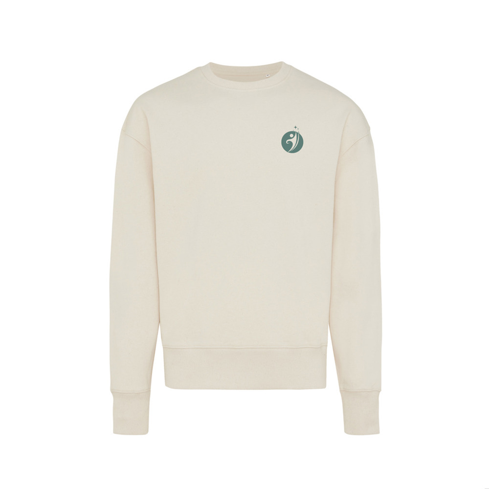 IQONIQ Kruger Relax-Rundhals-Sweater aus recycelt. Baumwolle