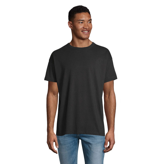 BOXY MEN - BOXY MEN T-SHIRT OVERSIZE - Deep Black