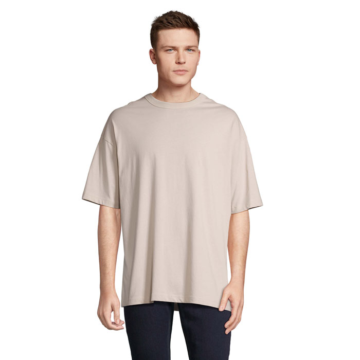 BOXY MEN - BOXY MEN T-SHIRT OVERSIZE - Linen Twin
