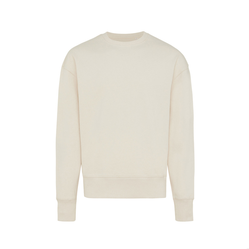 IQONIQ Kruger relaxed recycled cotton crew neck - natural raw (± PMS natural raw undyed)