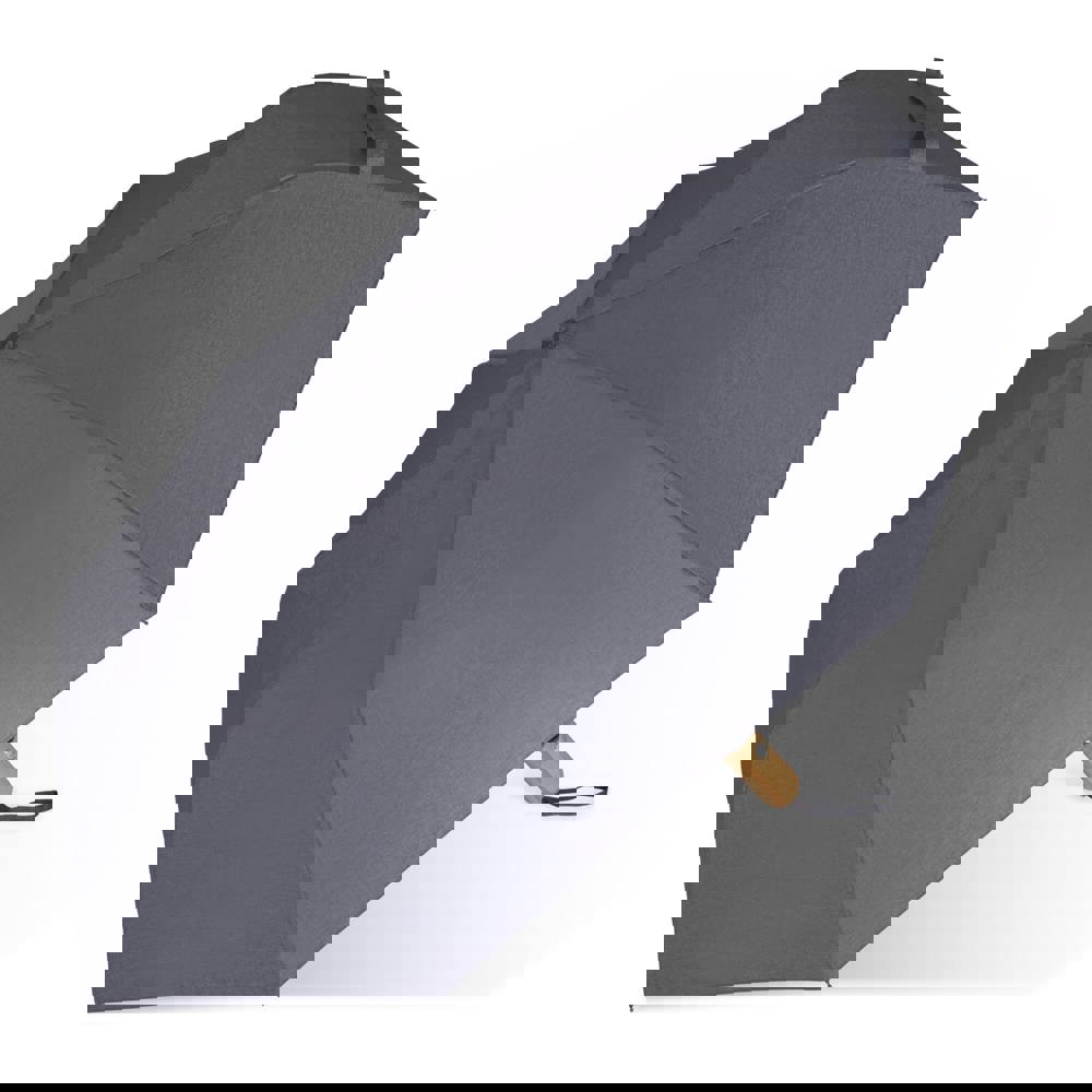 Foldable umbrella 21” R-PET auto open - Grey