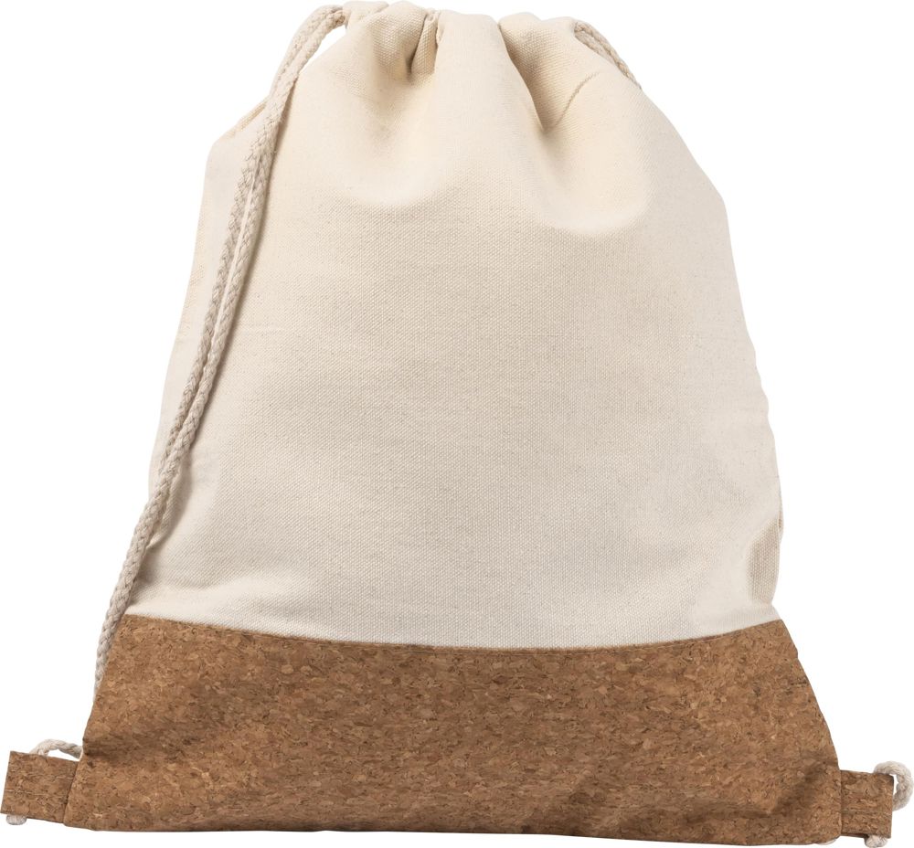 Cotton rucksack Tianna - khaki
