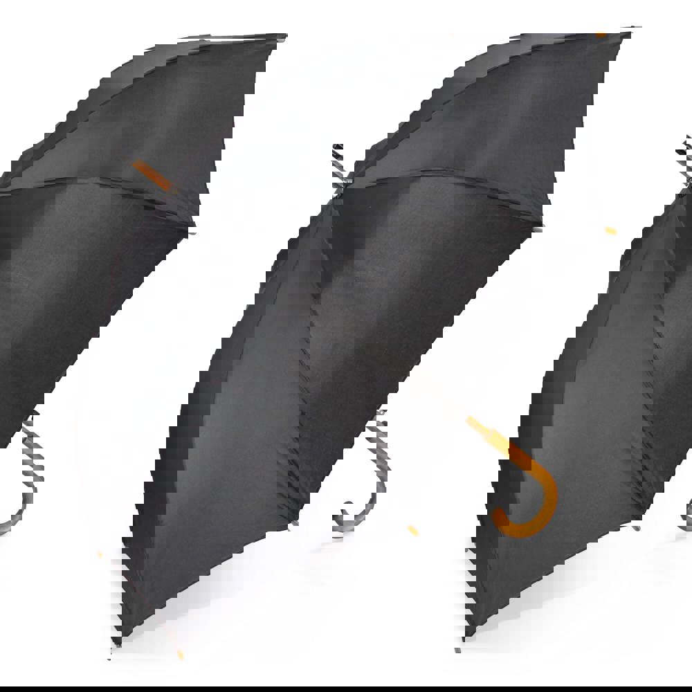 Aran 190T Polyester 23" Regenschirm Auto offen - Schwarz