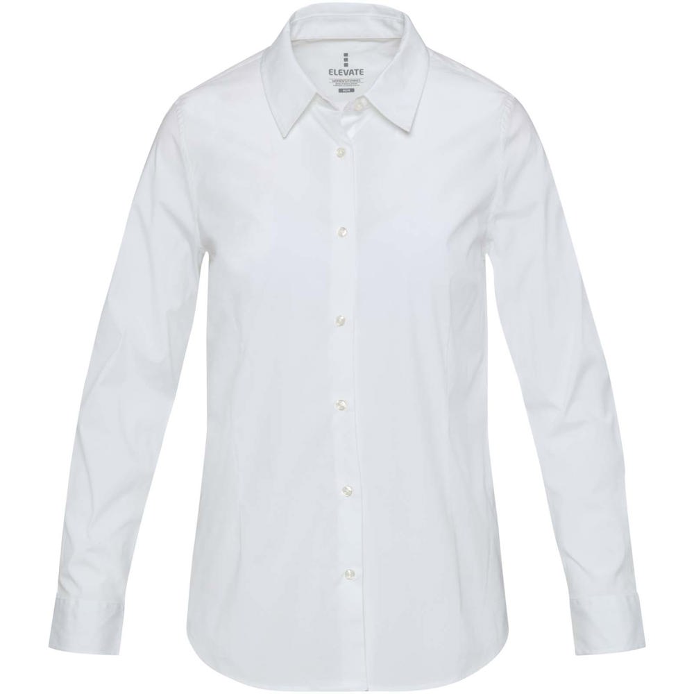 Carnelian poplin women's shirt