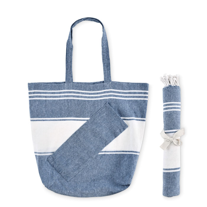 HUMMUM - Beach bag with hammam towel