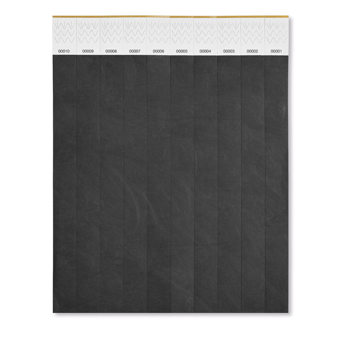 TYVEK - 1 Vel met 10 event armbandjes