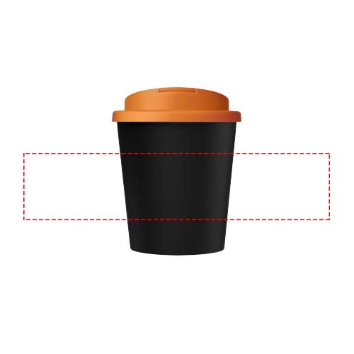 Americano® Espresso Eco 250 ml recycled tumbler with spill-proof lid 