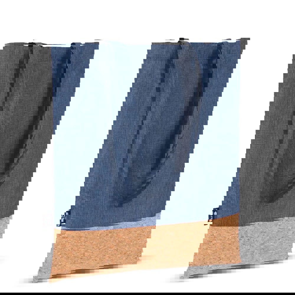 Draagtas R-PET &amp; kurk 35 x 40cm