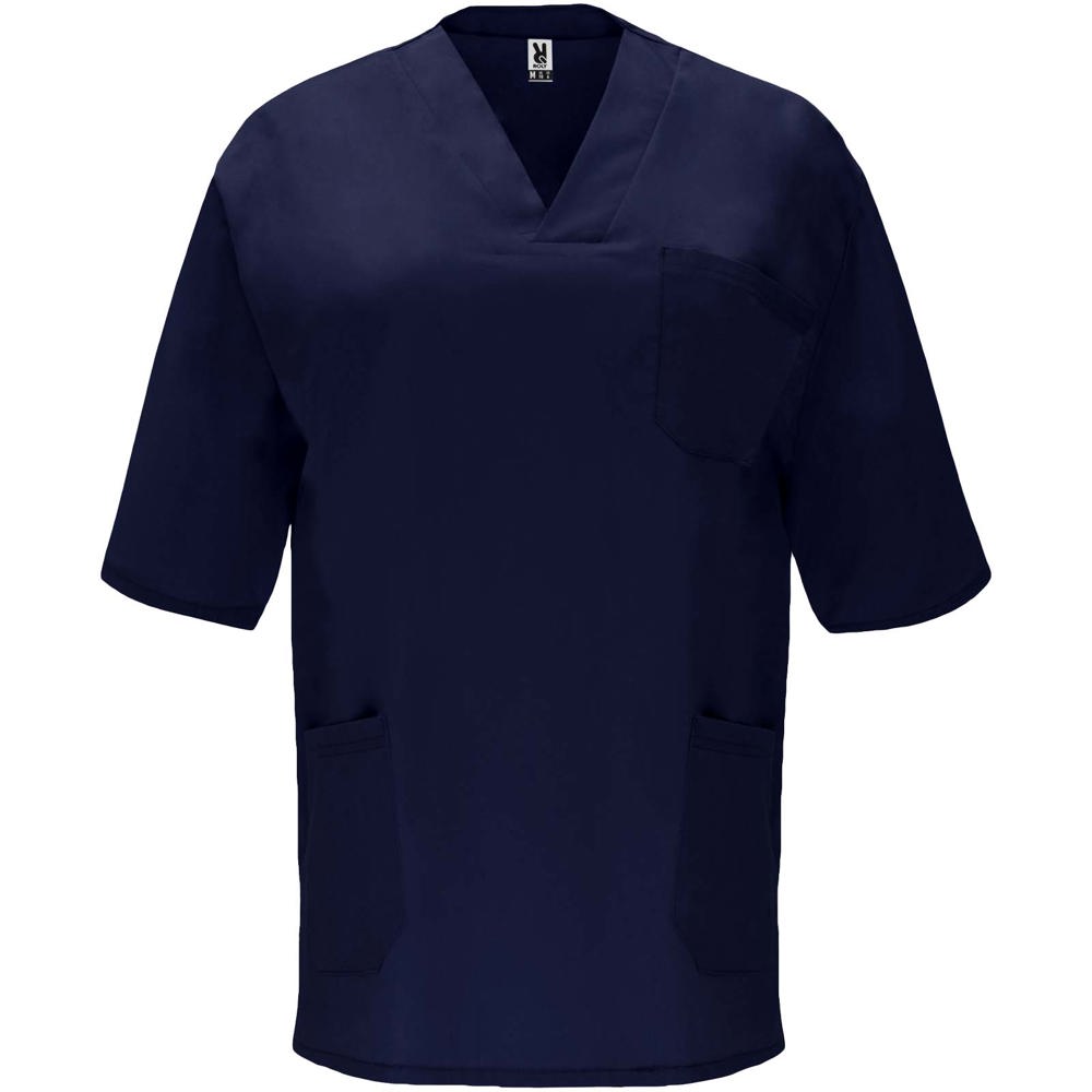 Panacea 160 g/m2 unisex servicehemd met korte mouwen - Marineblauw