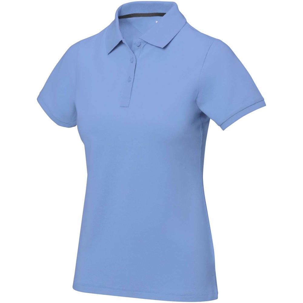 Calgary short sleeve women's polo - light blue