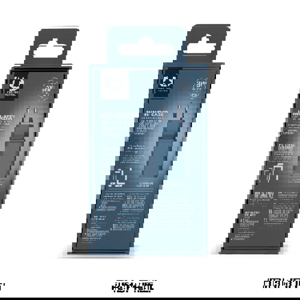 2WC30 I Fresh 'n Rebel Mini Charger USB-C + A PD // 30W