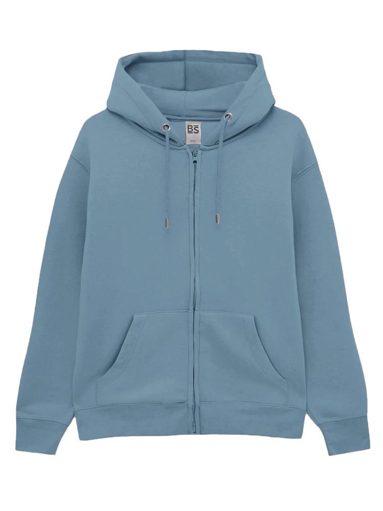 BS Berry Zipp Sweater - Middenblauw (PMS 2157C)