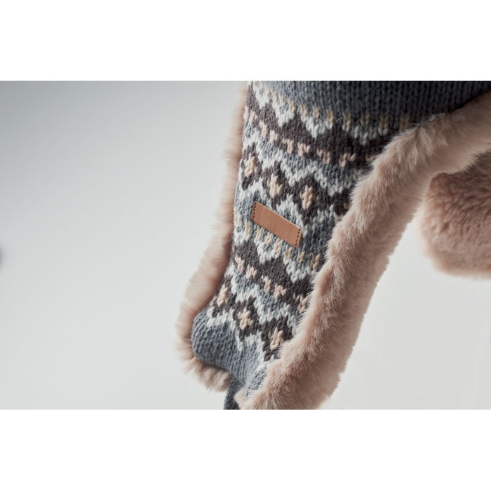 YULONG - Gebreide muts met oorflap