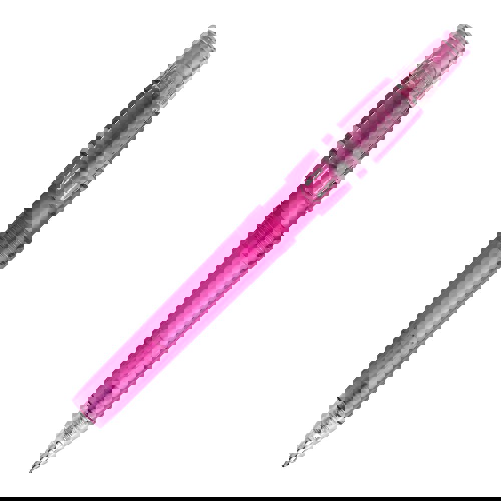 Ball pen Nora Clear transparent - Transparent / Pink