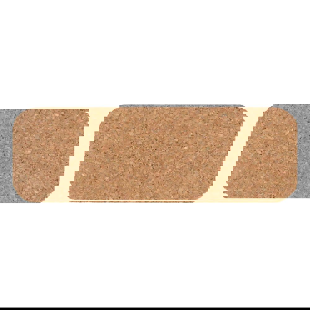 Namensschild Kork mit Anstecknadel