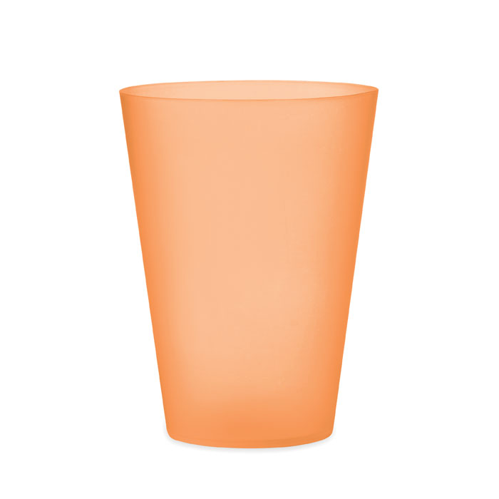 FESTA - Reusable event cup 300ml - Transparent orange