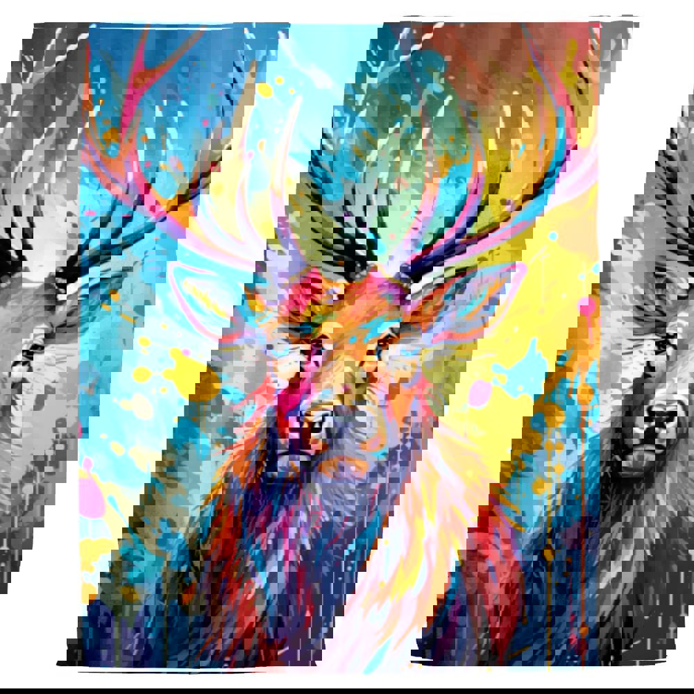 Sherpa sublimation fleece plaid 150x120 cm, 450 gr/m²