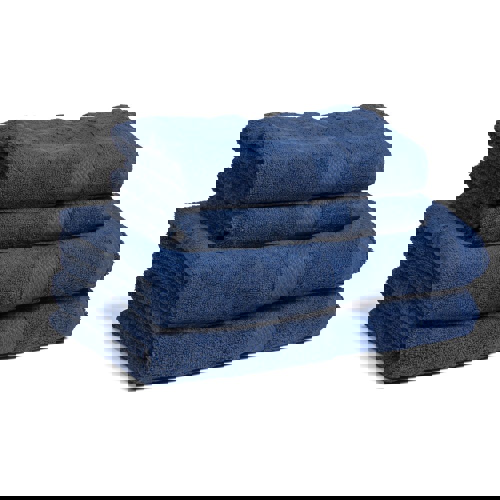 Lord Nelson Fairtrade towel 70x130cm set of 3 - Dark blue