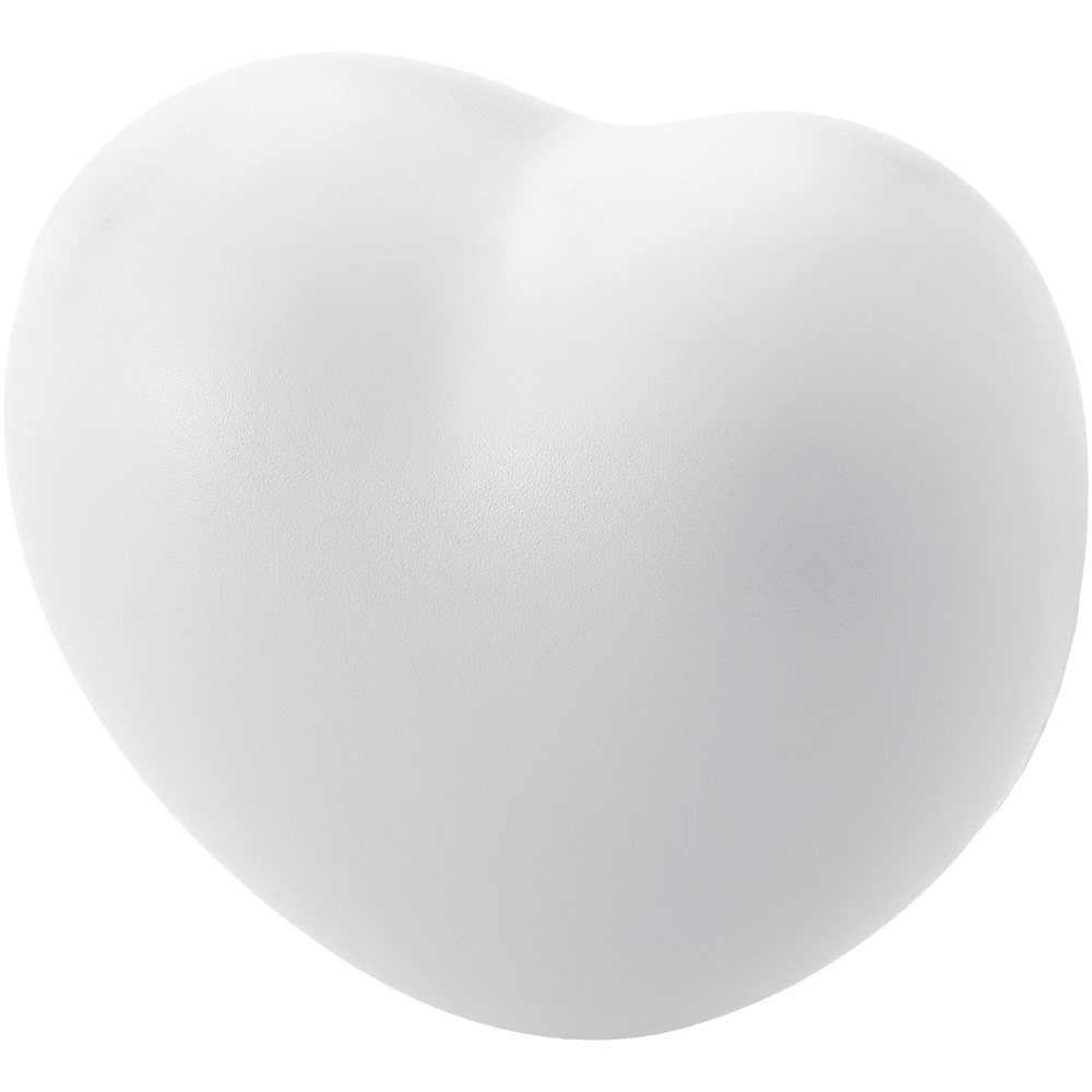 Herzförmiger Antistress Ball - weiss
