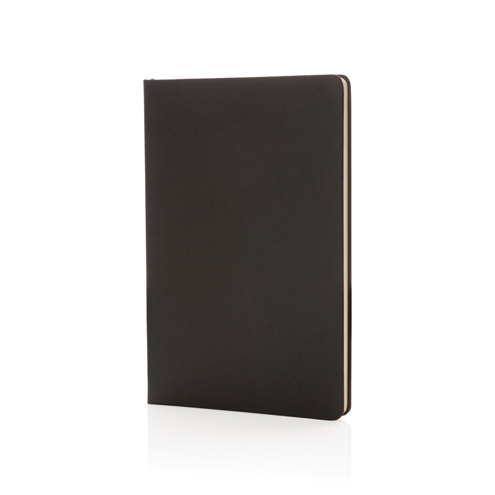 A5 hardcover notebook - black (± PMS Black)