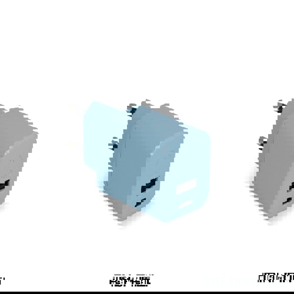 2WC30 I Fresh 'n Rebel Mini Charger USB-C + A PD // 30W - Pastel Blue