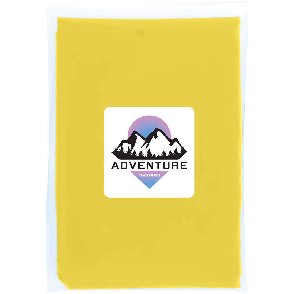 Mayan Regenponcho mit Aufbewahrungstasche aus recyceltem Kunststoff