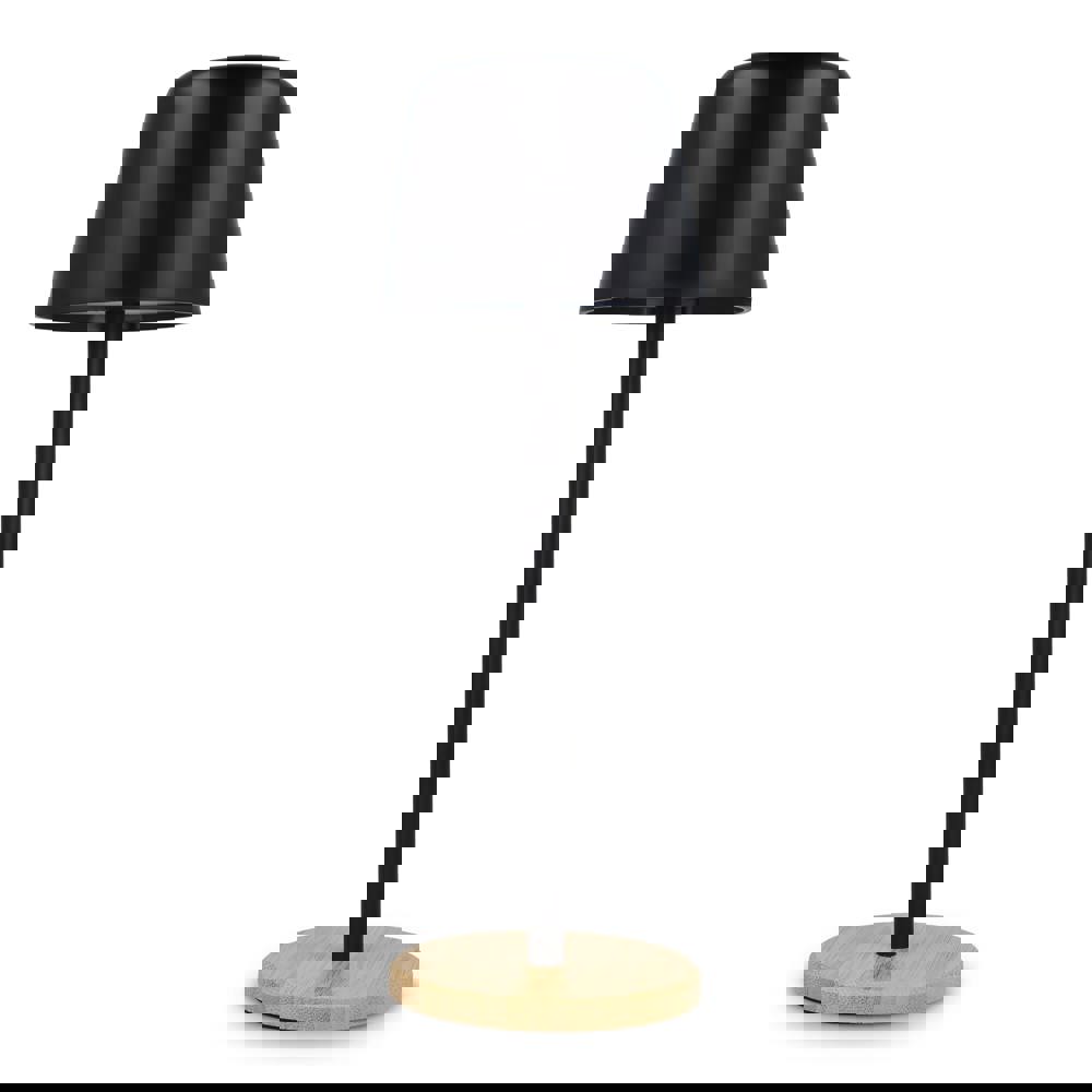 Solis Dimmbare Tischlampe mit Bambusfuß