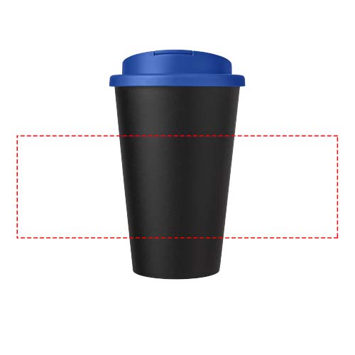 Americano® Eco 350 ml recycled tumbler with spill-proof lid