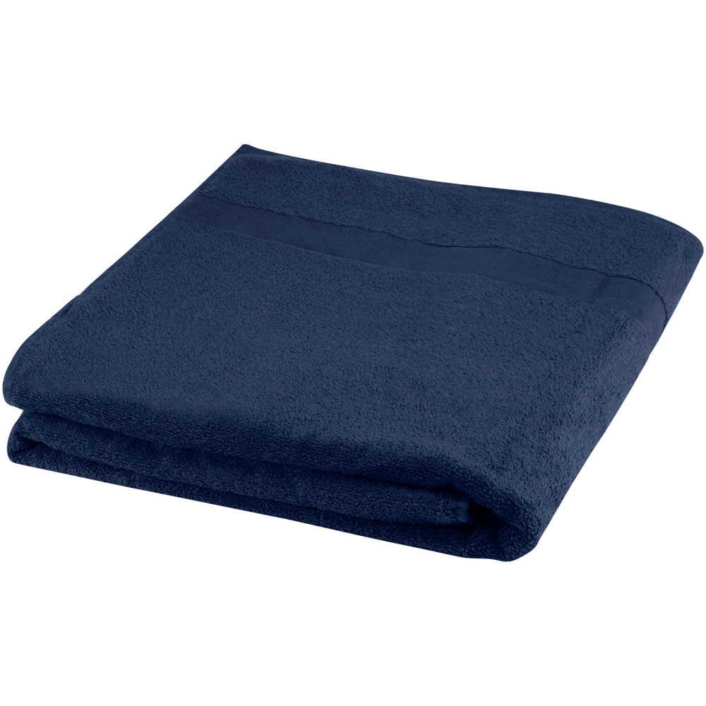 Evelyn 450 g/m² cotton towel 100x180 cm - Navy Blue