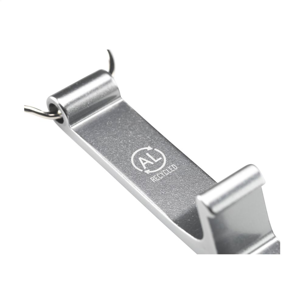 Alu Opener Phone Stand GRS Recycled Schlüsselanhänger