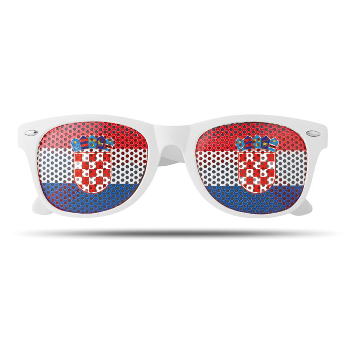 FLAG FUN - Sunglasses country - White/Blue
