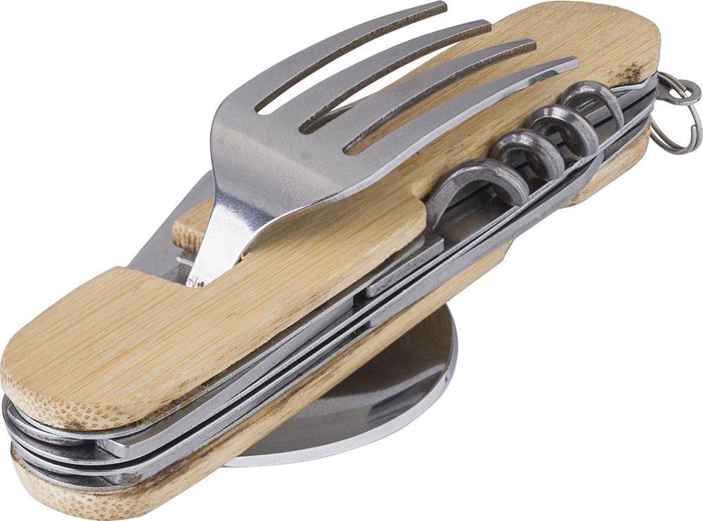 Bamboo multifunctional cutlery set Ainsley