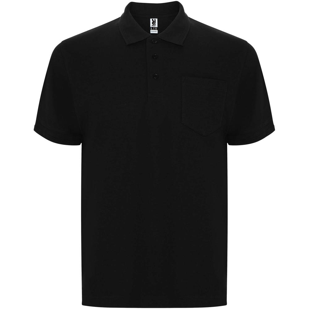 Centauro Premium short sleeve unisex polo - black