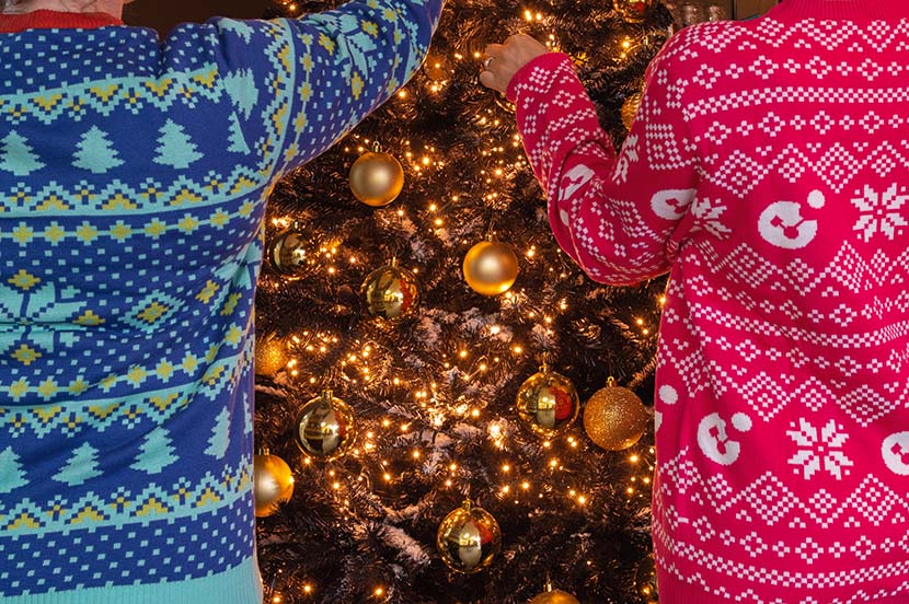 Christmas and winter jumpers Recycled material