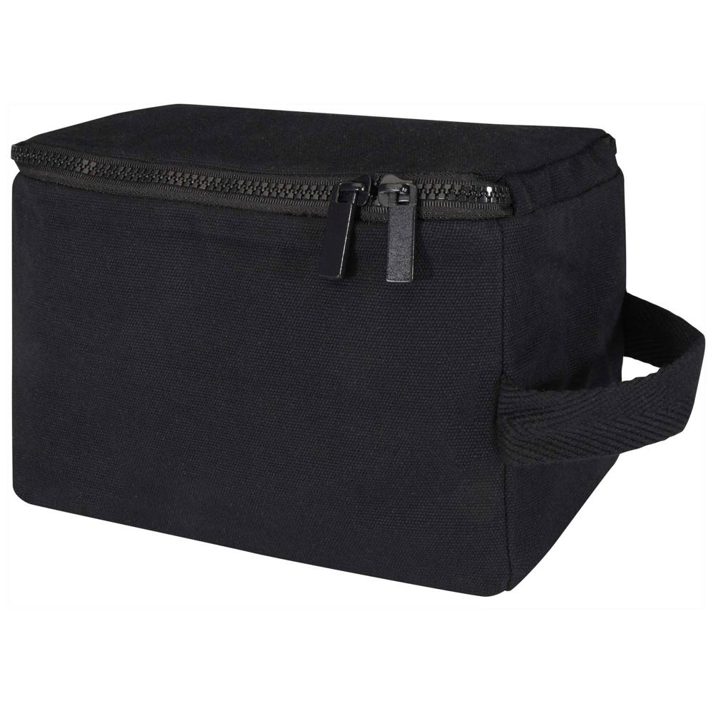 Pack 500 g/m² Aware™ recycled toiletry organiser - black