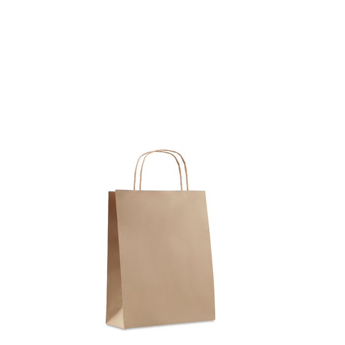 PAPER TONE S - Small Gift paper bag 90 gr/m² - beige