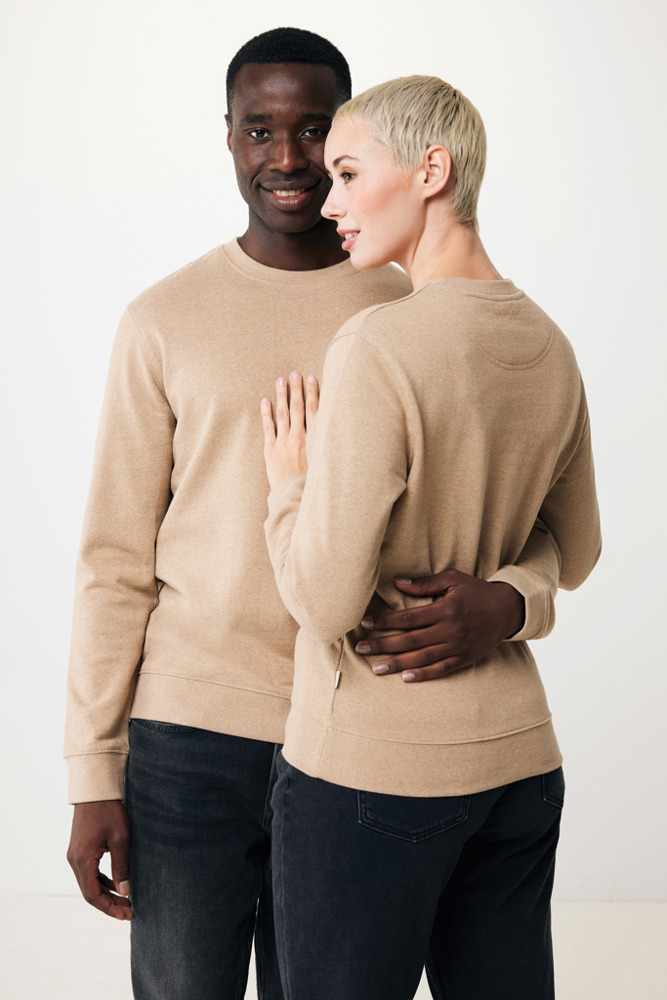 IQONIQ Denali recycled cotton crew neck undyed