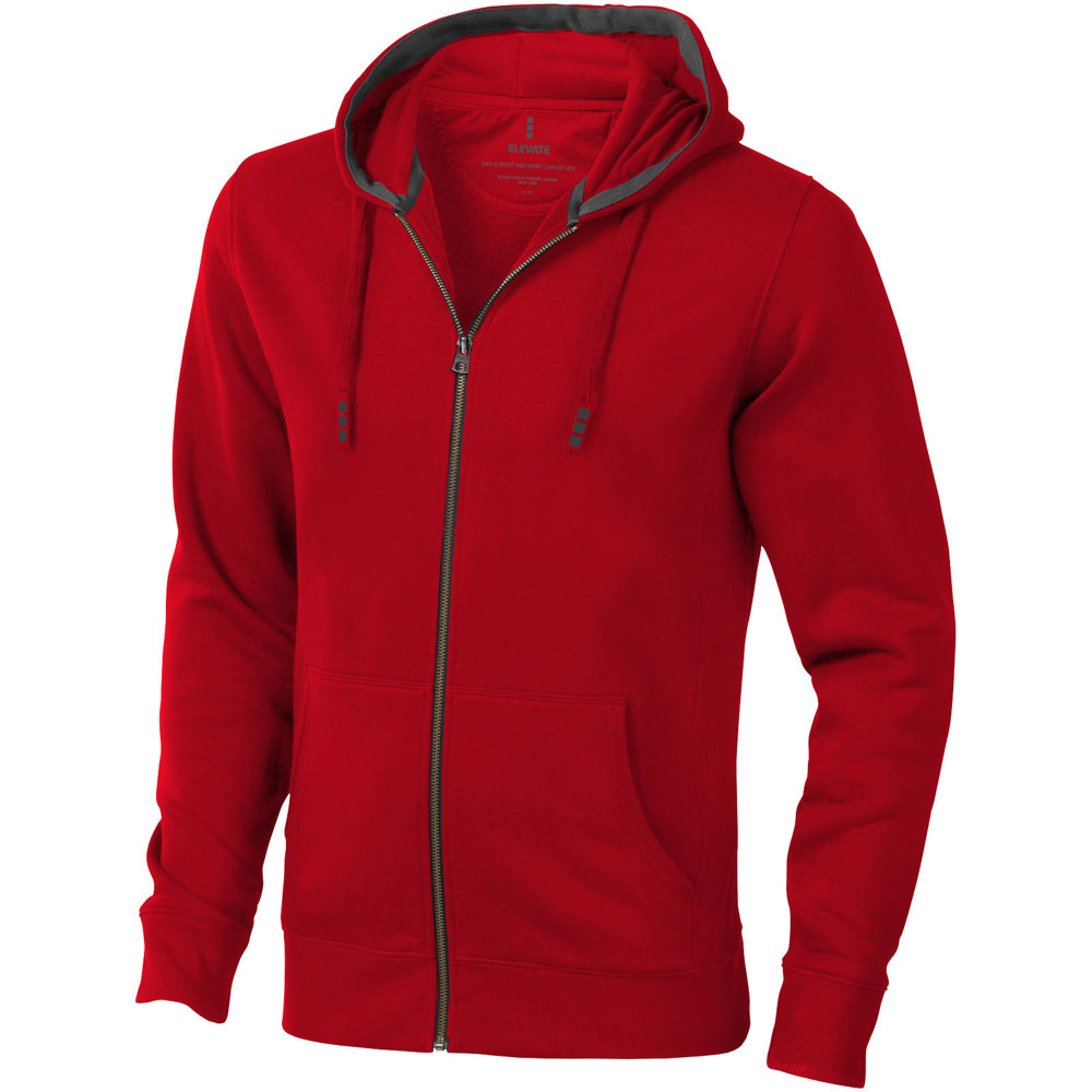 Arora 300 g/m² unisex hoodie met ritssluiting