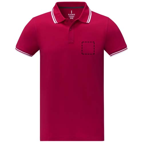 Amarago short sleeve men's tipping polo