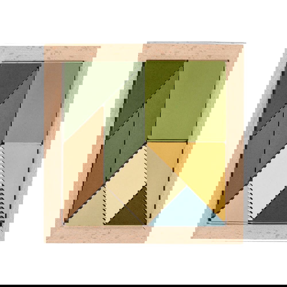 InSideOut Wooden Tangram think IQ puzzle