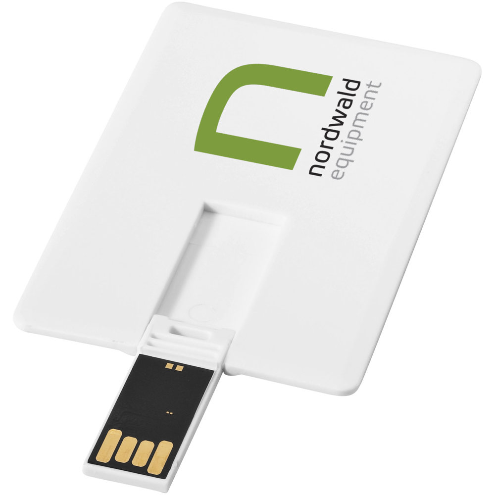 Slim card-shaped 2GB USB flash drive